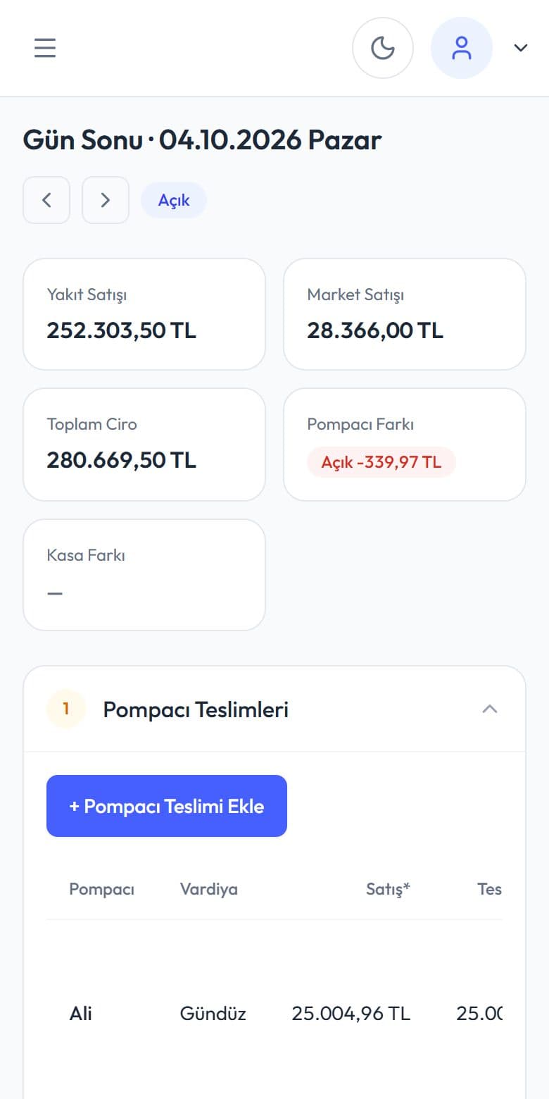 Sisaedu Fuel mobil gün sonu